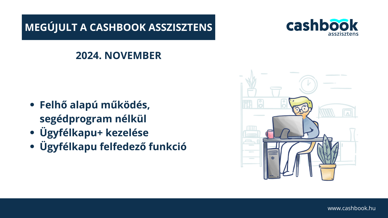 Megújult a Cashbook Asszisztens